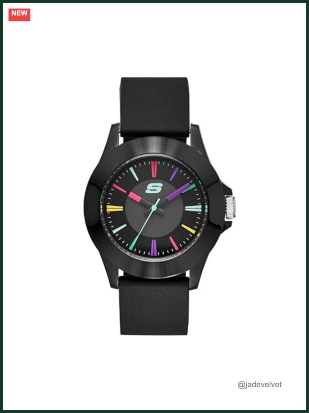 Skechers Rosencrans Quartz Three-Hand Watch Polycarbonate Silicone Band